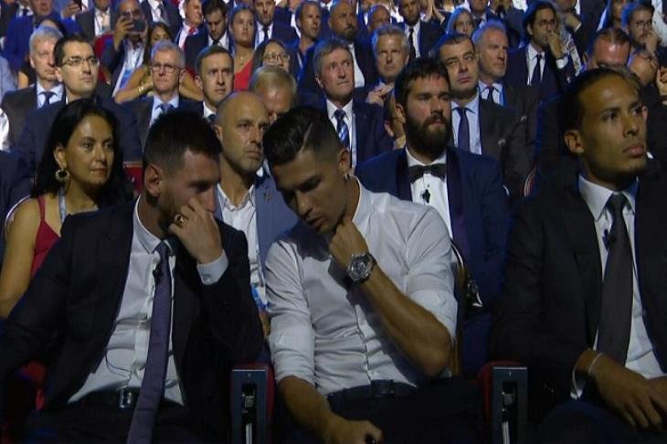 ميسي ورونالدو وفان دايك ميسي ورونالدو وفان دايك